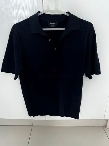 Massimo Dutti cable knit polo