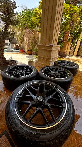 G-Wagon Matte Black Wheels + Tires for Sale new condition