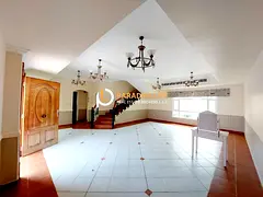 Mirdif 3bed room compound villa pvt back maids room covered parking rent 120k