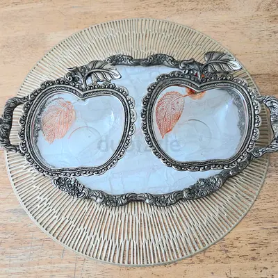 Set of two Bowl with tray 🥣 Gift items 🎁