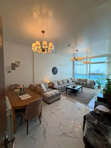 An exceptional and spacious 3-bedroom apartment with a living room is available for sale in Al Waha Tower 2.