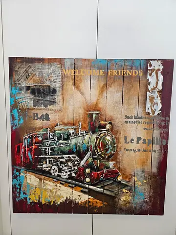 Wooden painting
