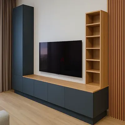 Modern TV Entertainment Unit with Storage