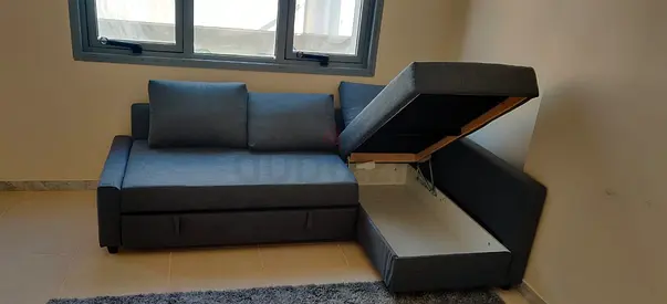 Ikea Frightened L-Shaped Sofa cum bed available in perfect condition
