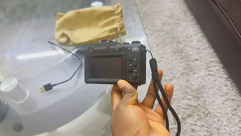 4K Ultra HD Digital Point and Shoot Camera with Pouch