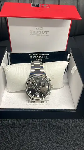 Tissot XL Stainless Steel Men's Chronograph Watch with Box