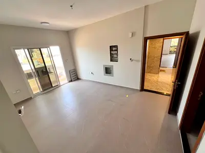 A unique opportunity to live in a two-bedroom apartment in a brand new building in Al Jurf 3, Ajman. First occupancy. Family-friendly. Free maintenanc