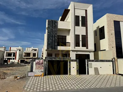 🏡✨ فيلا عائلية راقية للبيع في الباهية – عجمان | 7 غرف ماستر وطابقين مع روف ✨🏡