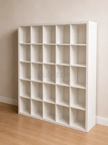 White 25 Cube Shelving Unitm