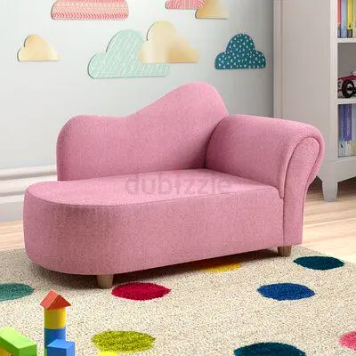 Pink Kids Sofa / Toddler Loveseat