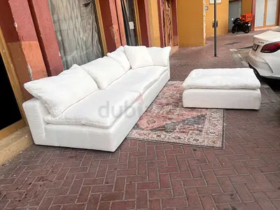 Marina home Feather filled Sofa Beige