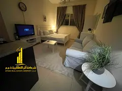 A golden opportunity! Luxurious, fully furnished studio apartment for monthly rent in Al Yasmin Towe