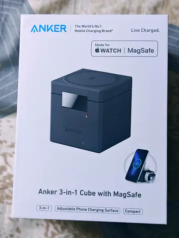 3-in-1 Cube Magsafe Compatible Wireless Charger
