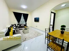✨ Luxurious spacious one-bedroom apartment for monthly rent in Al Rashidiya 3, behind Grand Mall,