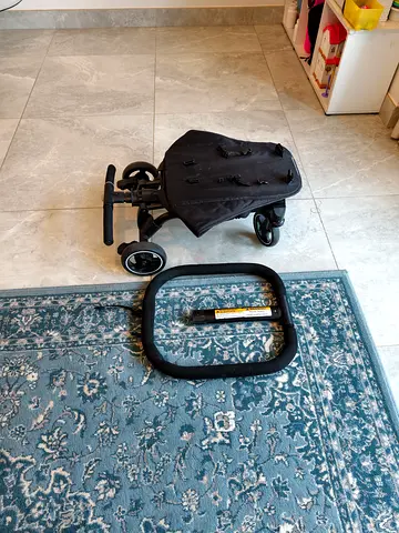 Dream on Me Coast Rider,Lightweight,Compact And Portable Travel Stroller Black, 37.5X28X14 Inch