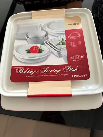 New 2-piece Rectangular Serving Dishes / Baking Trays set