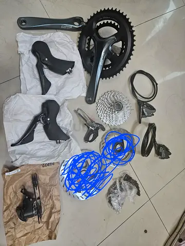 Shimano Tiagra groupset removed from new bike with hydraulic brakes