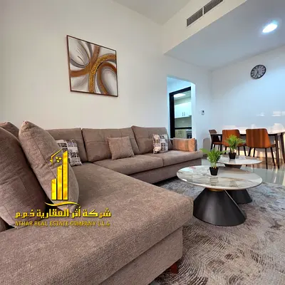 Luxury second-occupancy apartment ✨ One bedroom and living room with a balcony offering an open view, available for monthly rent in Al Nuaimiya 2. Ful