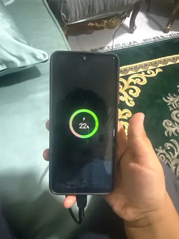 Samsung Galaxy A32 smartphone in working condition - charging now
