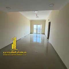 First occupancy, largest one-bedroom apartment for annual rent in Al Jurf 3 with private parking, br