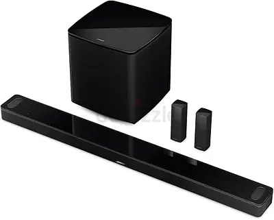 Bose Home Cinema Atmos: Smart Ultra Soundbar + Subwoofer + Wireless Rear surround Speakers.