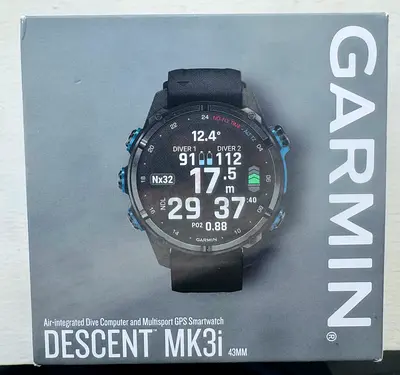 Garmin Descent MK3i 43mm Multisport GPS Dive Smartwatch - Brand Boxed