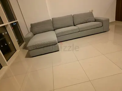 Excellent IKEA Kivik L Shape Sofa Light Grey