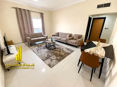 شقة غرفة وصالة مفروشة | للايجار الشهري | عجمان - المويهات 2 | شامل الفواتير و الإنترنت ✅ الشقة جاهزة للسكن الأن !