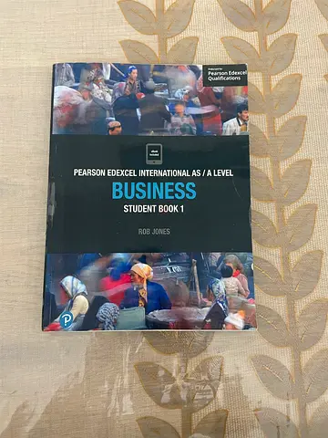 A Levels Pearson Business Unit 1 Text Book