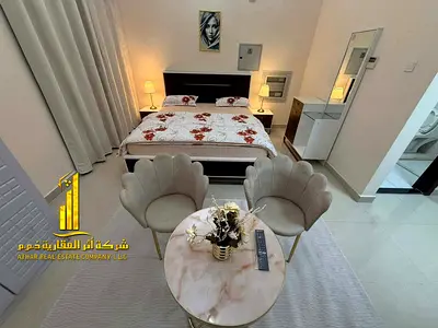 فرصة ذهبية أفخم استوديو مفروش بالكامل للإيجار الشهري في الجرف شامل الانترنت والفواتير    – عجمان ✨