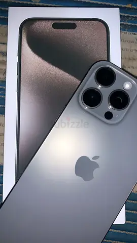 iPhone 15 Pro Max - 256GB (Natural titanium) with Box, Excellent Condition