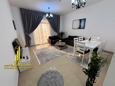 🏡 أفخم وأرقى شقة غرفة وصالة مع باركن خاص مفروشة بالكامل للإيجار الشهري في ليوارة 2 – عجمان ✨ 🔹 لا تُفوّت الفرصة للسكن في واحدة من أرقى الشقق بالقرب