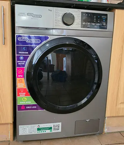 Super General 7kg Front Load Washing Machine - Good Working Condition