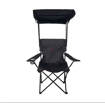 Portable Folding Camping Chair with Sun Canopy
