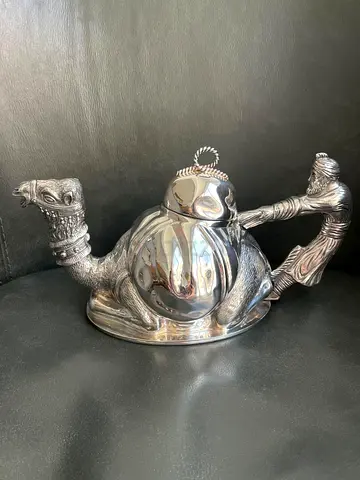 Rare Mariage Frères Karawan Sterling Silver 925 Teapot Paris