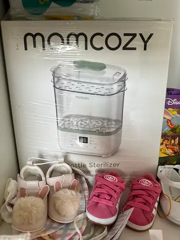 Momcozy Bottle Sterilizer and Dryer, 8-in-1 Electric Steam Baby Bottle Sterilizer for Baby Bottles,
