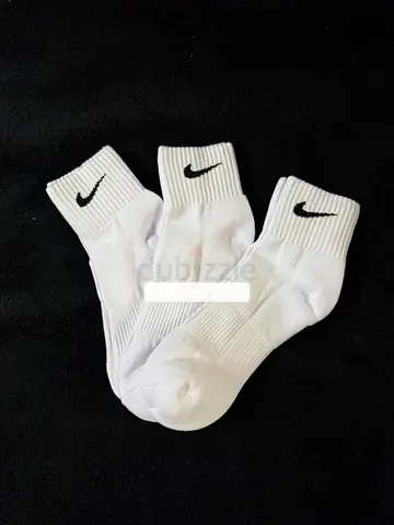 White Nike ankle socks - pack of 3