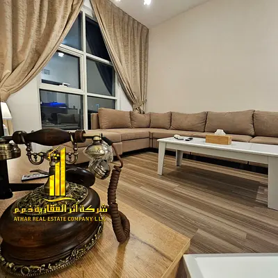 شقة فخمة غرفة وصالة مفروشة فرش جديد للايجار الشهرى بعجمان - النعيمية3 - السيتى تاور