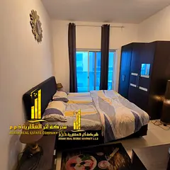 Fully furnished one-bedroom apartment ( 2 bathrooms ) with a hall, with balcony, including all servi