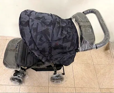 Compact Pram Stroller with Canopy - Like New for sale- Junior’s Babyshop brand