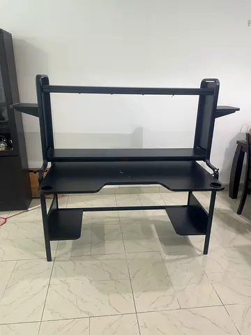 Study table with space for computer ,printer and chair