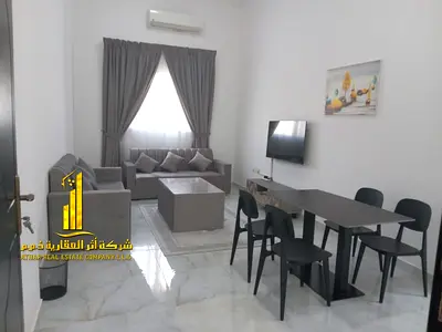 شقة غرفة وصالة بعجمان - الروضة2 - شارع اسكندرية - مفروشة فرش فندقى للايجار الشهرى