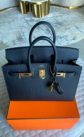 Birkin 25 Black Epsom 1:1 Exceptional Quality