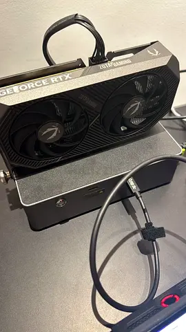 ZOTAC GeForce RTX 5060 8 GB Graphics Card (Dual-Fan) with Aoostar AG02 EGPU Dock