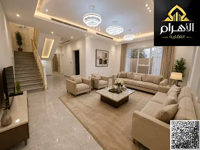 فيلا مودرن زاوية شارعين | جاهزة بالماء والكهرباء والمكيفات | الزاهية خلف مول القبائل