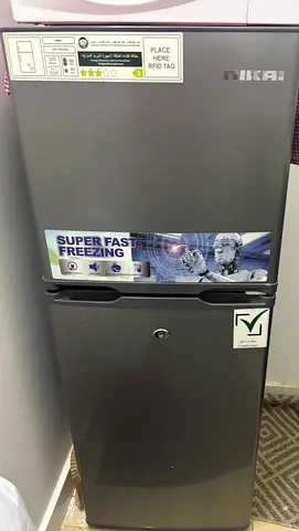 Well-kept Nikai Double-Door Refrigerator - Super Fast Freezing