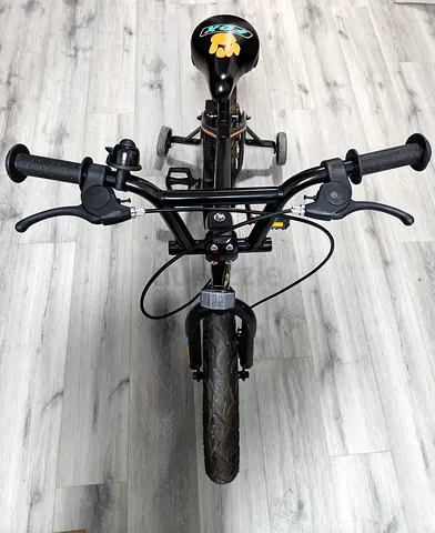 Kids' 16inch Black Training Wheel Bike - Good Condition