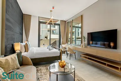 Studio in Autograph JVC | Balcony & Work Desk | 5 Min to Circle Mall | All Bills Included