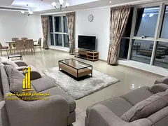Luxury apartment, second occupancy, two bedrooms, living room, and open balcony. Ajman, Al Bustan To