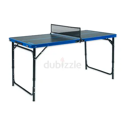 Foldable Portable Mini Ping Pong Table Set with Net, 2 Rackets, 3 Balls & Carry - Brand new